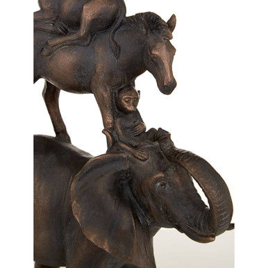 Stacking Animals Sculpture | Boho