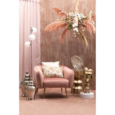 Large Ceramic Silver Jar | Kensington Townhouse