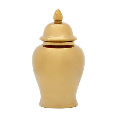 Small Gold Ceramic Jar | Kensington Townhouse