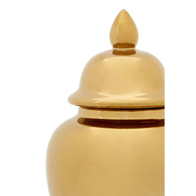 Small Gold Ceramic Jar | Kensington Townhouse