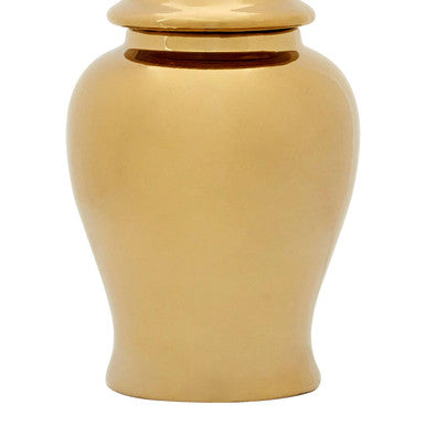 Small Gold Ceramic Jar | Kensington Townhouse