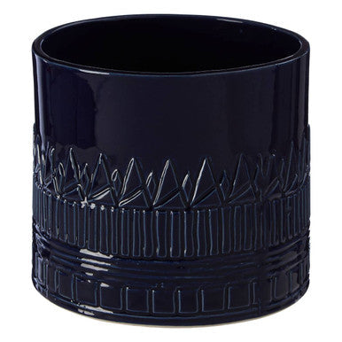 Blue Finish Planter | Petra