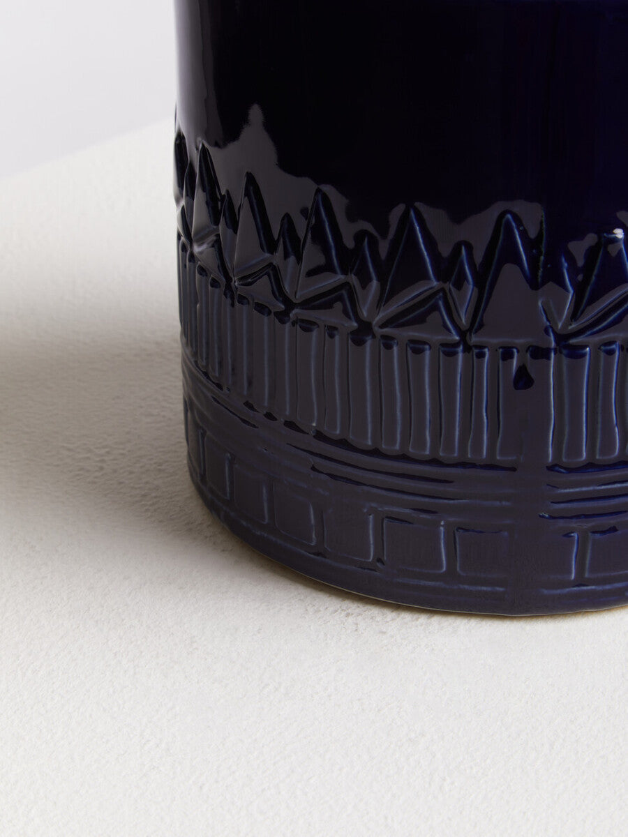 Blue Finish Planter | Petra
