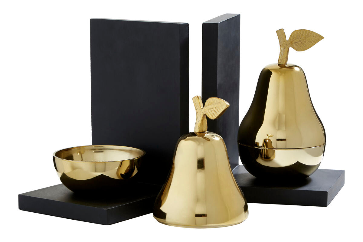 Set of 2 Pear Bookends | Kinsley