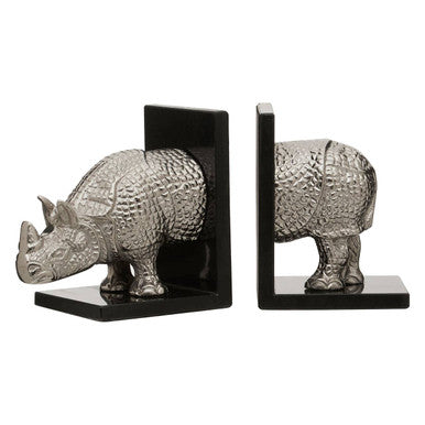 Set of 2 Rhino Bookends | Kinsley