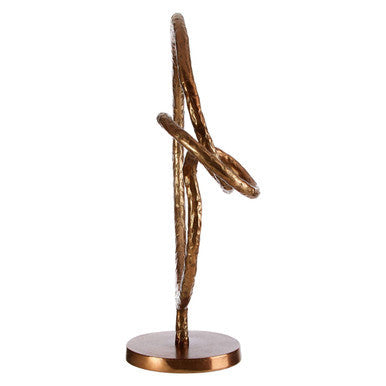 Round Rough Bronze Sculpture | Nexus