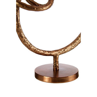 Round Rough Bronze Sculpture | Nexus