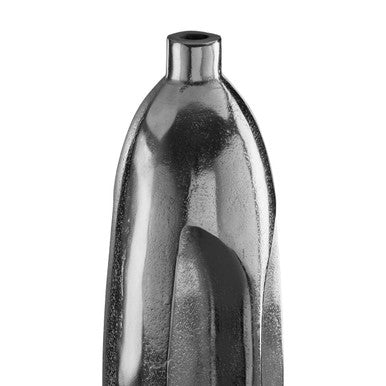 Large Silver Face Tall Vase | Viso