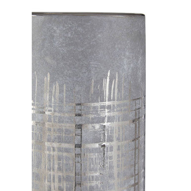 Large Grey and Silver Vase | Embra