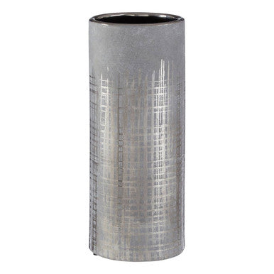 Small Grey and Silver Vase | Embra