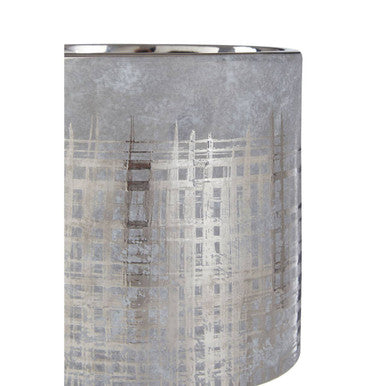 Large Grey and Silver Ceramic Planter | Embra