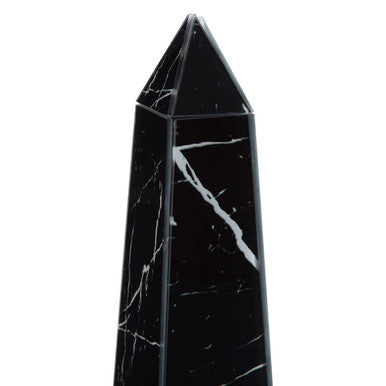 Large Black Marble Design Obelisk Sculpture | Renata