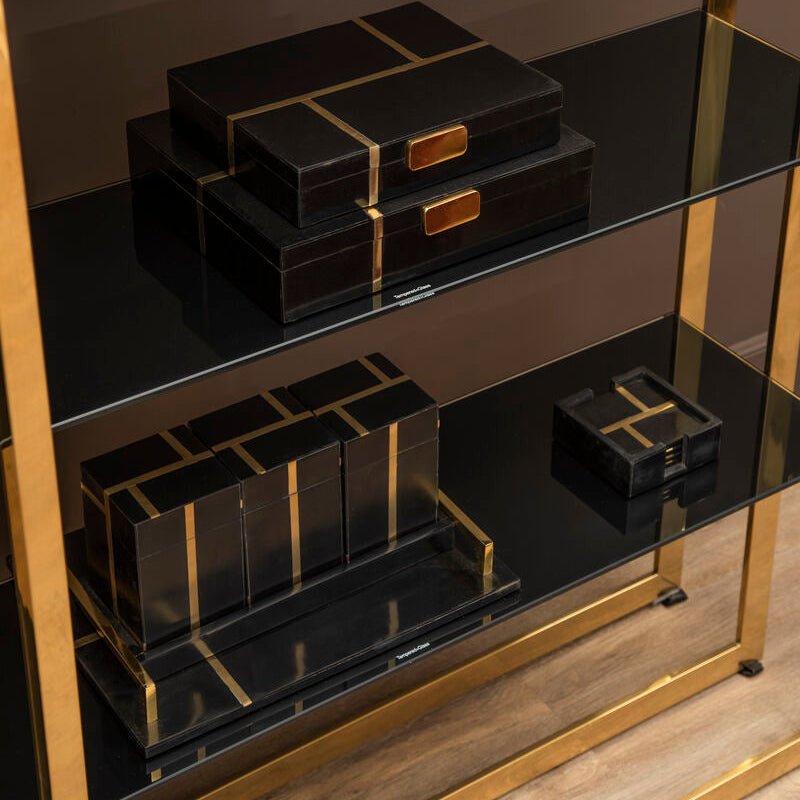 Black and Gold Tray | Odell