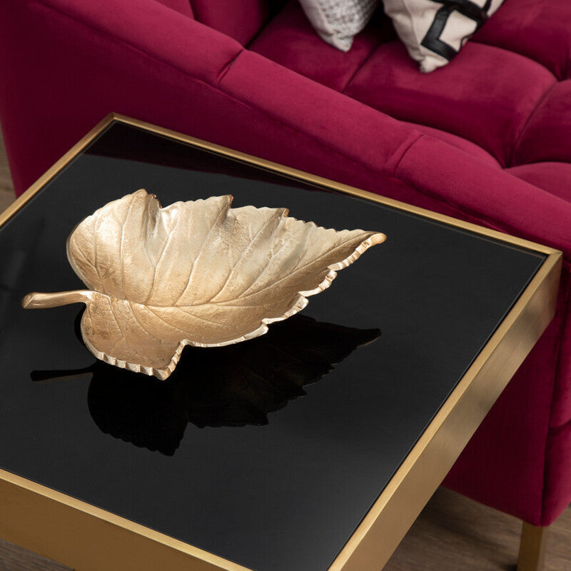 Gold Finish Leaf Dish | Prato