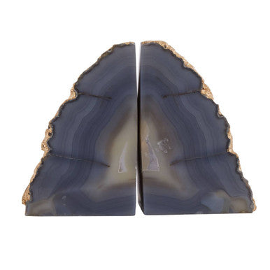 Grey and Gold Bookends | Bowerbird Agata