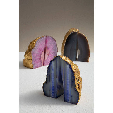 Grey and Gold Bookends | Bowerbird Agata