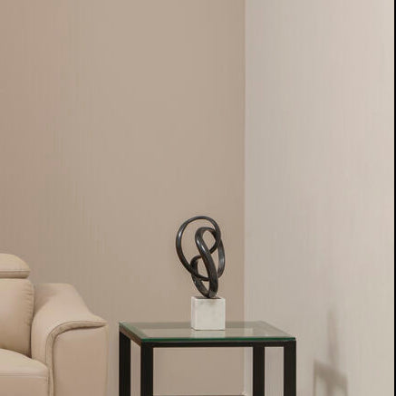 Black Nickel Finish Knot Sculpture | Mirano