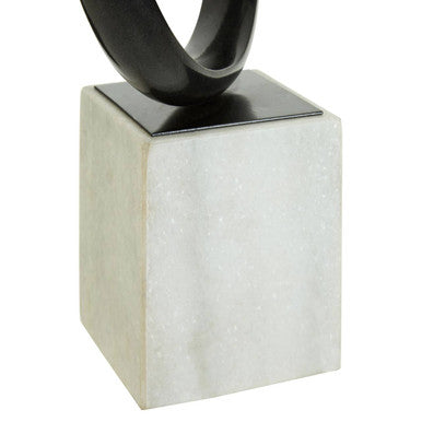Black Nickel Finish Knot Sculpture | Mirano