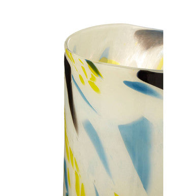 Large Abstract Design Glass Vase | Carra