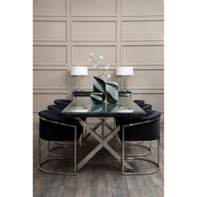 Large Grey and Black Brushstroke Vase | Carra
