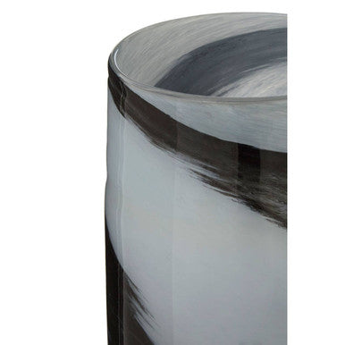 Large Grey and Black Brushstroke Vase | Carra
