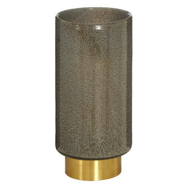 Large Grey and Gold Vase | Cleo