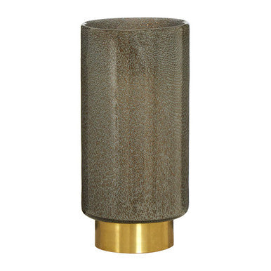 Large Grey and Gold Vase | Cleo