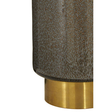Large Grey and Gold Vase | Cleo