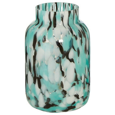Medium Speckle Effect Glass Vase | Calla