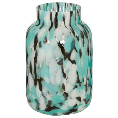 Medium Speckle Effect Glass Vase | Calla
