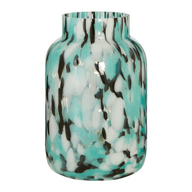 Medium Speckle Effect Glass Vase | Calla