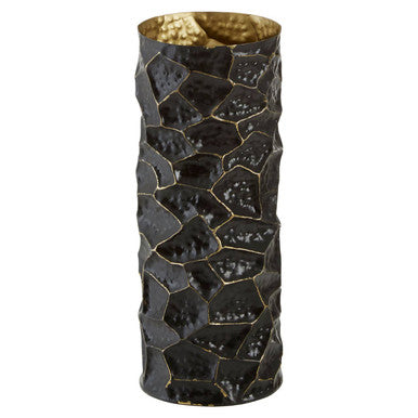 Black and Gold Large Vase | Akola