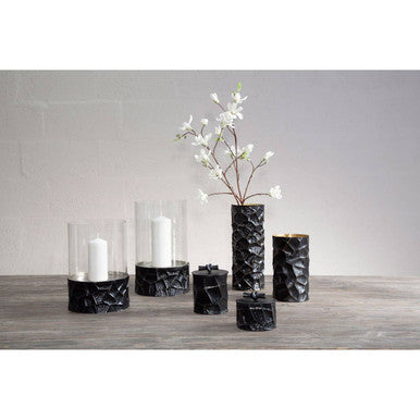 Black and Gold Large Vase | Akola