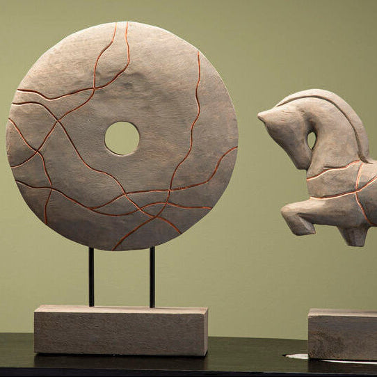 Round Wooden Sculpture | Vena