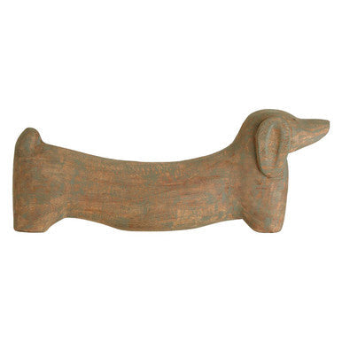 Mango Wood Sausage Dog Sculpture | Fidra