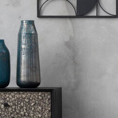 Blue Speckled Glass Large Vase | Caris
