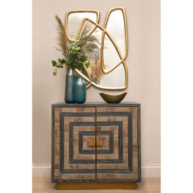 Blue Speckled Glass Large Vase | Caris