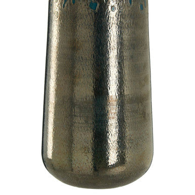Blue Speckled Glass Large Vase | Caris