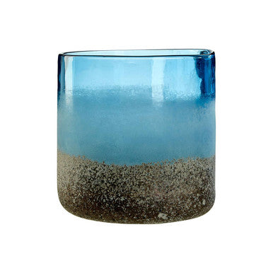 Small Blue Sand Effect Vase | Chiara