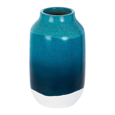 Blue and White Earthenware Vase | Domo