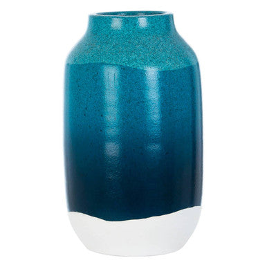 Blue and White Earthenware Vase | Domo