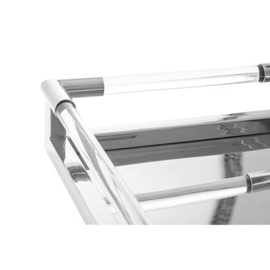 Silver Finish Rectangular Tray | Lucita