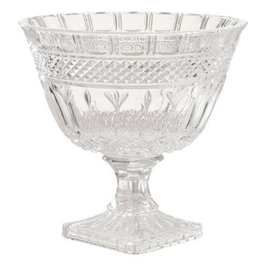 Footed Glass Fruit Bowl | Savita