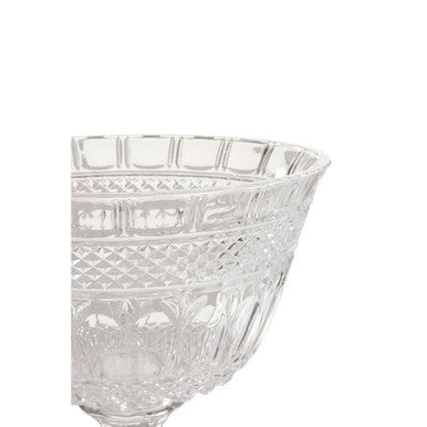 Footed Glass Fruit Bowl | Savita