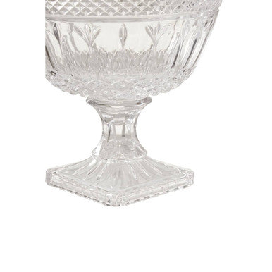 Footed Glass Fruit Bowl | Savita