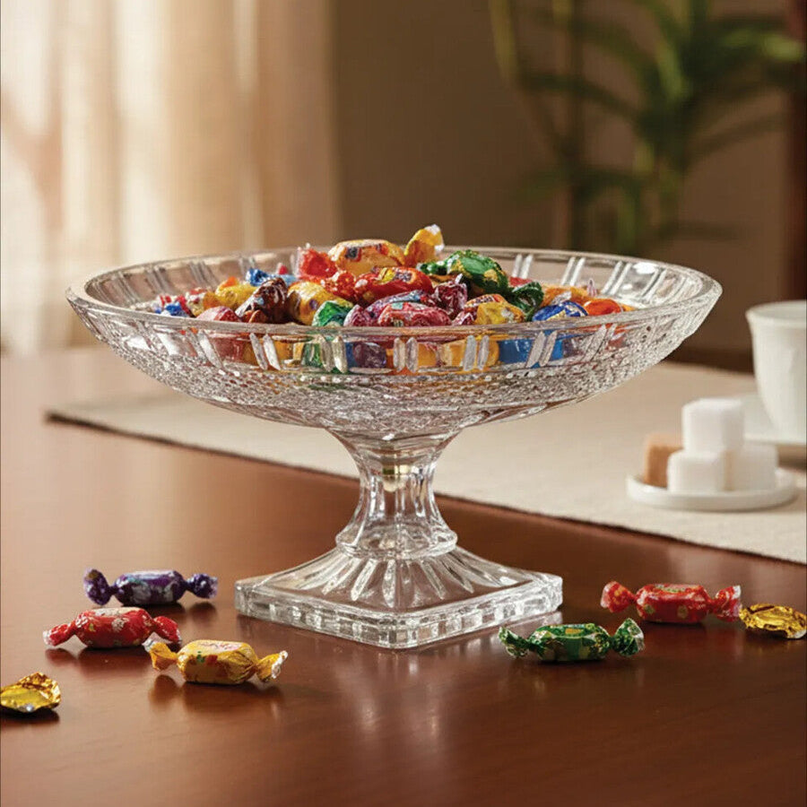 Pedestal Glass Fruit Bowl | Savita