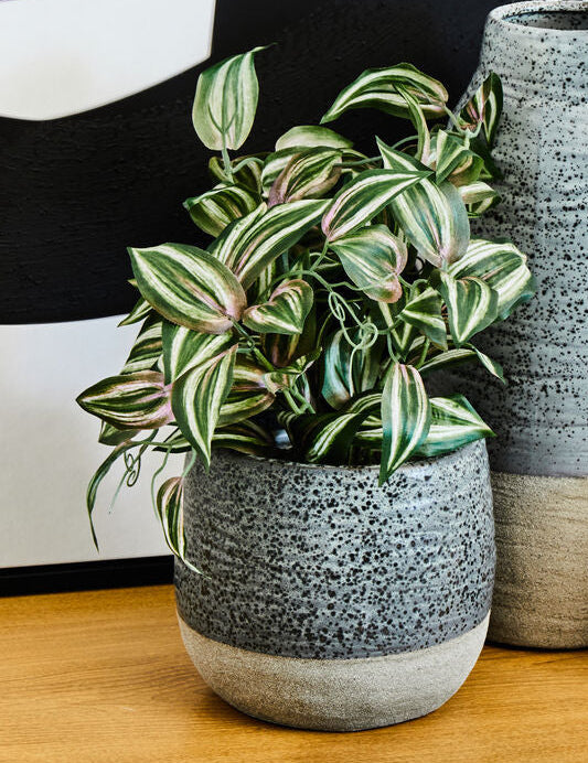 Grey Speckled Small Planter | Caldera