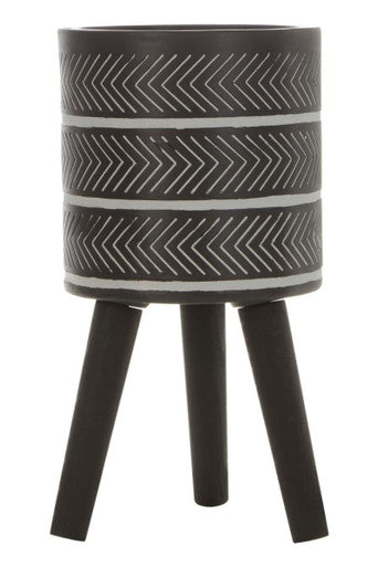 Small Chevron Planter | Darnell