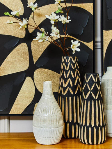Medium Ceramic Bottle Vase | Steen