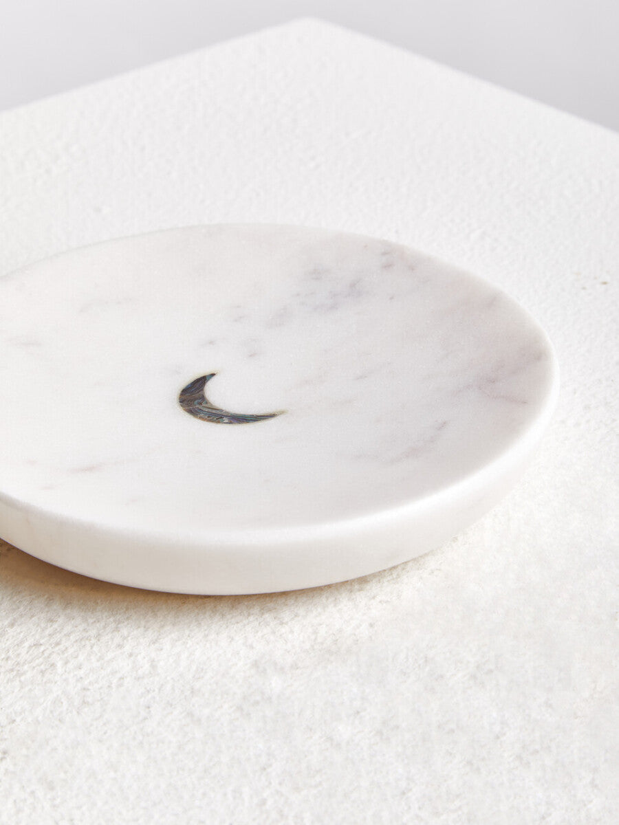 White Marble Trinket Dish | Marella